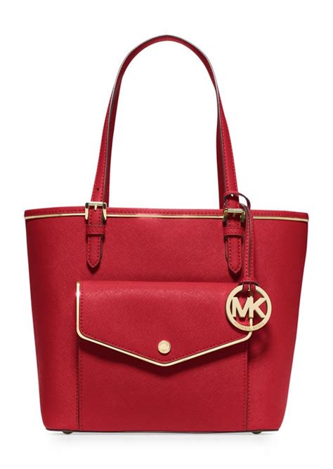 michael kors specchio jetset pocket tote|michael kors jet set bag.